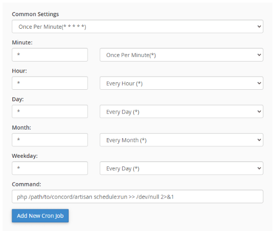 common settings